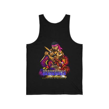 Filipino Strength Sasabungin Na Manok Unisex Jersey Tank