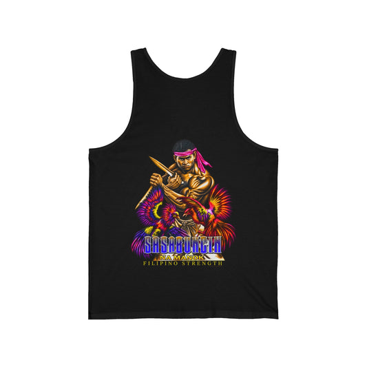 Filipino Strength Sasabungin Na Manok Unisex Jersey Tank