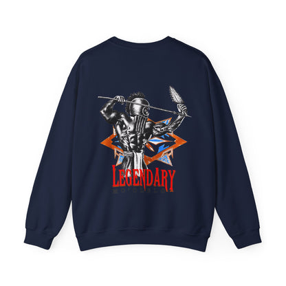 Hawaiian Strength Legendary Mo'olelo Vintage 90s Design New Print Unisex Heavy Blend™ Crewneck Sweatshirt