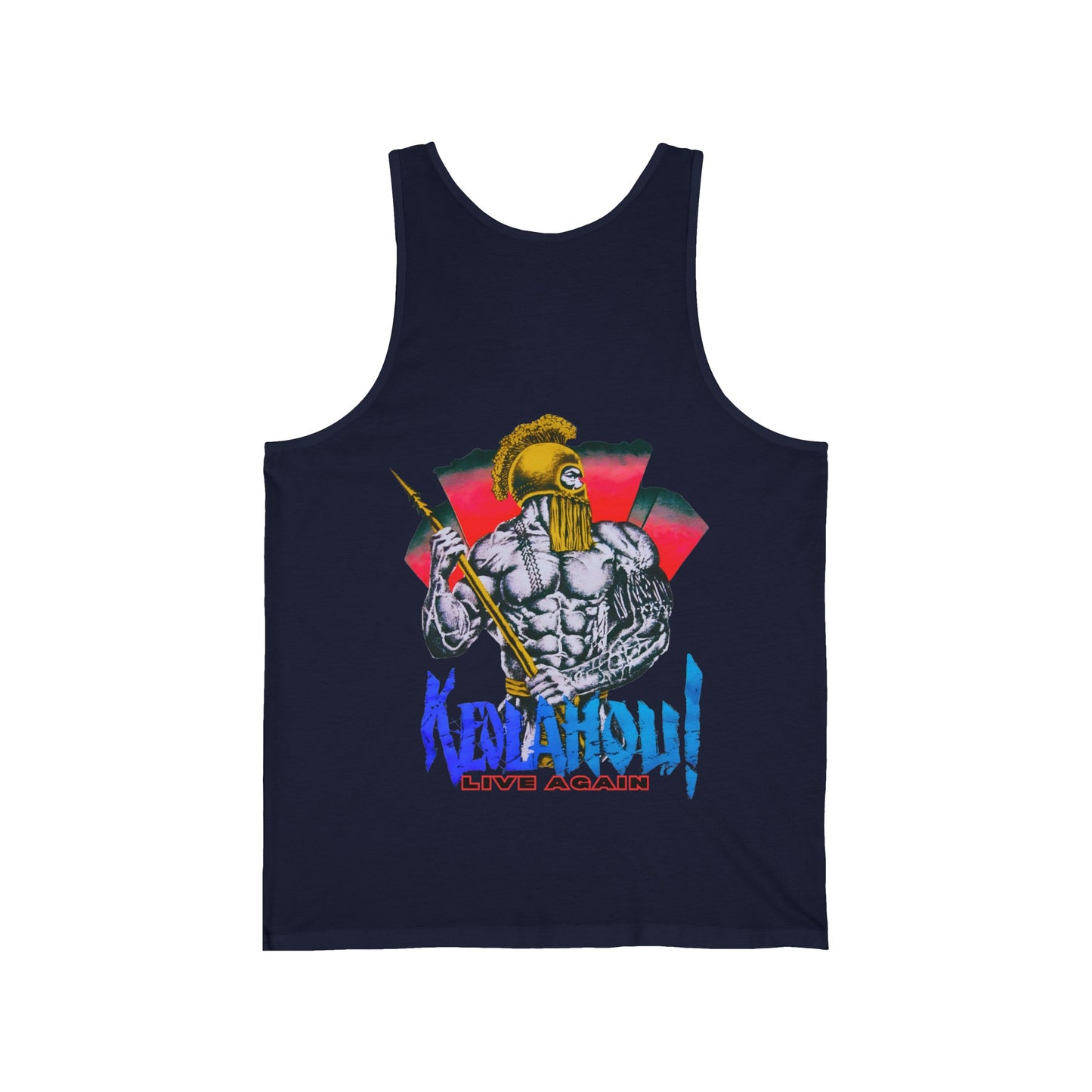 Hawaiian Strength Keolahou! Live Again Vintage Design 90s New Print Unisex Jersey Tank