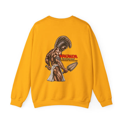 Hawaiian Strength Makakoa The Bold and Fierce Hawaiian Warriors Unisex Heavy Blend™ Crewneck Sweatshirt