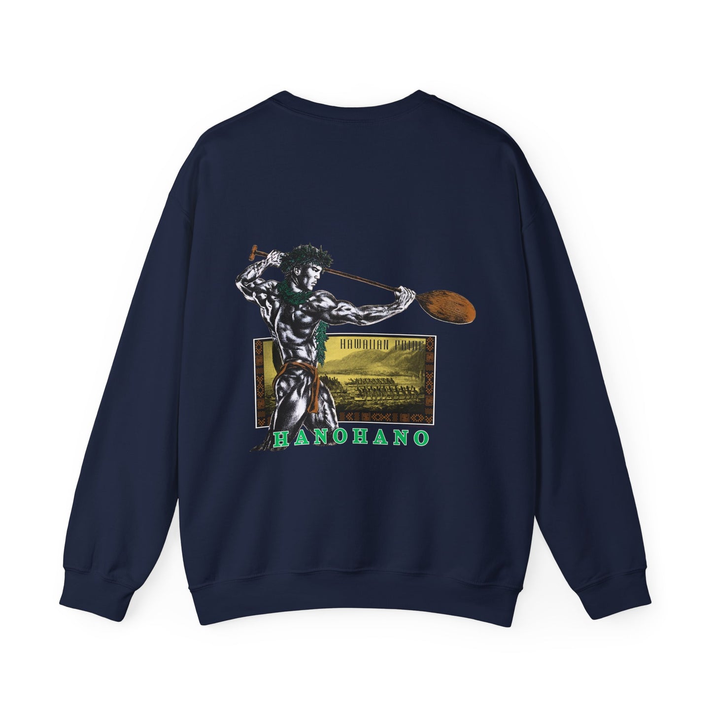 Hawaiian Strength Hanohano Hawaiian Pride Vintage 90s Design New Print Unisex Heavy Blend™ Crewneck Sweatshirt