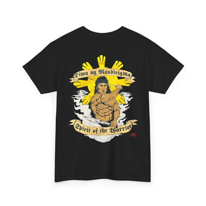 Filipino Strength Spirit of the Warrior Diwa ng Mandirigma Vintage Design 90s New Print Unisex Heavy Cotton Tee