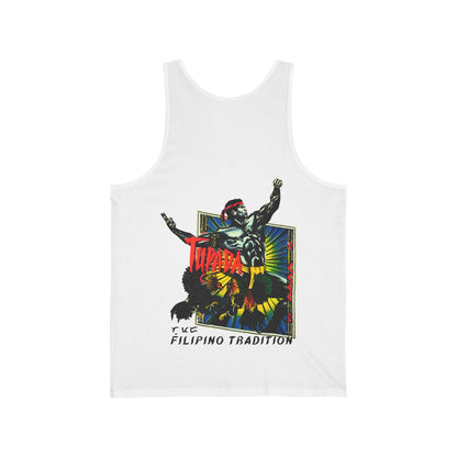 Filipino Strength Tupada Filipino Tradition Vintage Design 90s New Print Unisex Jersey Tank
