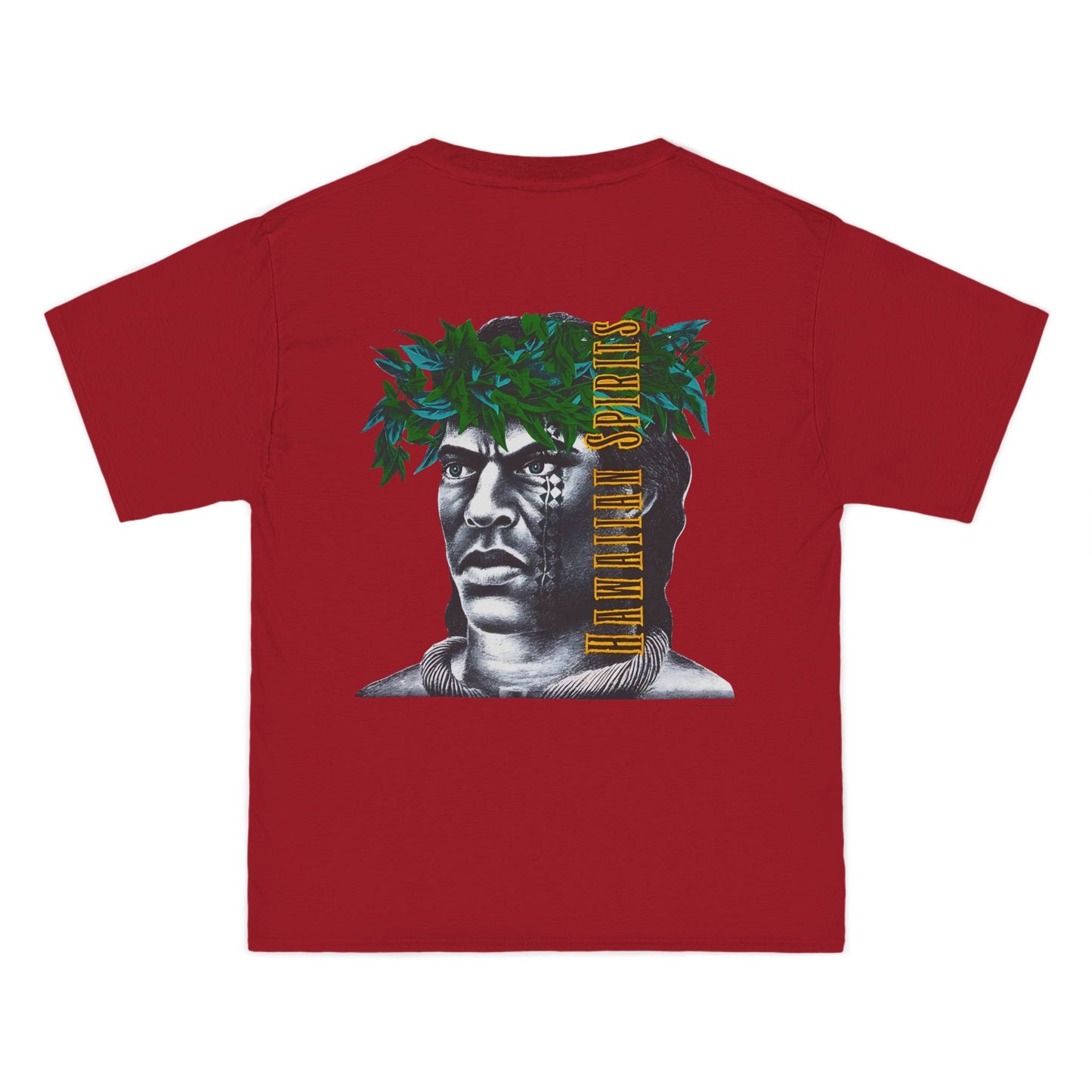 Hawaiian Strength Hawaiian Spirits Vintage Design 90s New Print Beefy-T®  Short-Sleeve T-Shirt