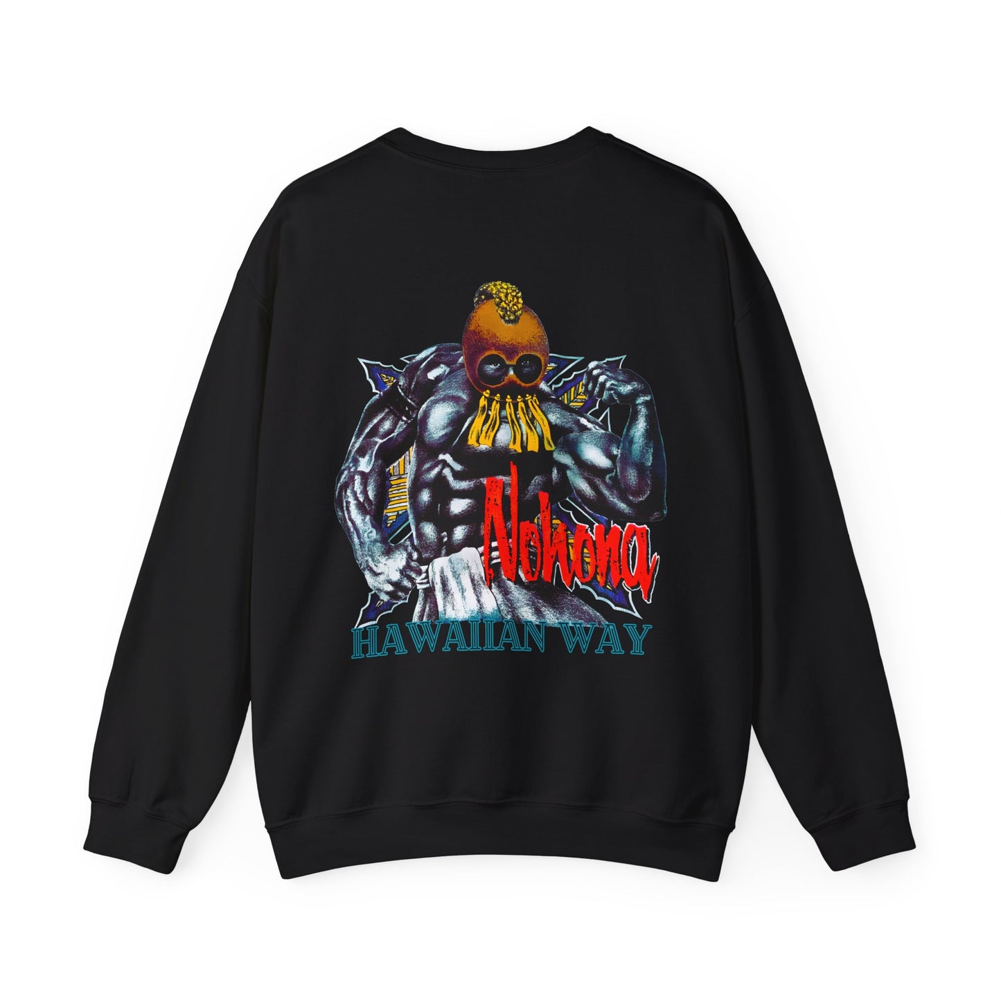 Hawaiian Strength Hawaiian Way Nohona Vintage Design 90s New Print Unisex Heavy Blend™ Crewneck Sweatshirt