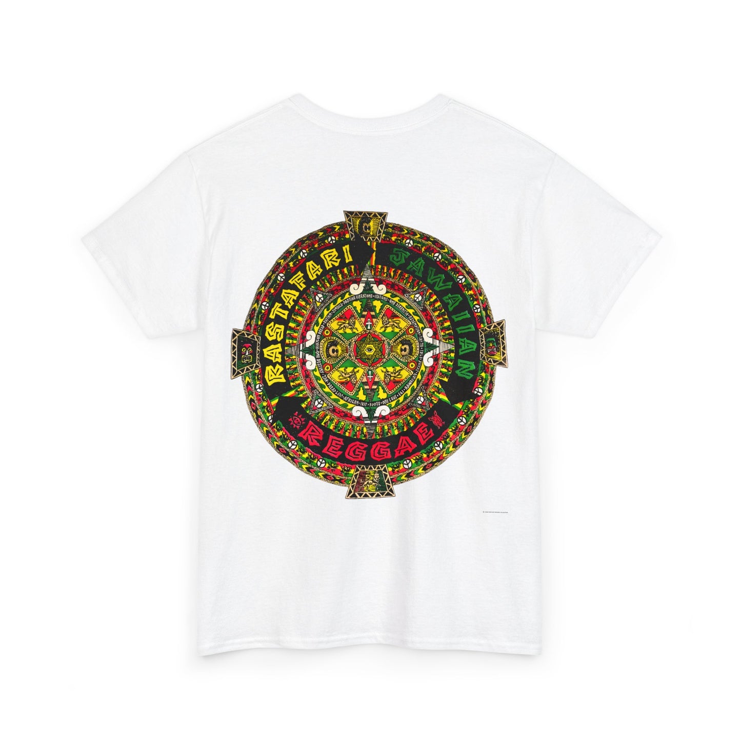 Jawaiian Strength Rastafari Jawaiian Reggae Vintage Design 90s New Print T-shirt Unisex Heavy Cotton Tee