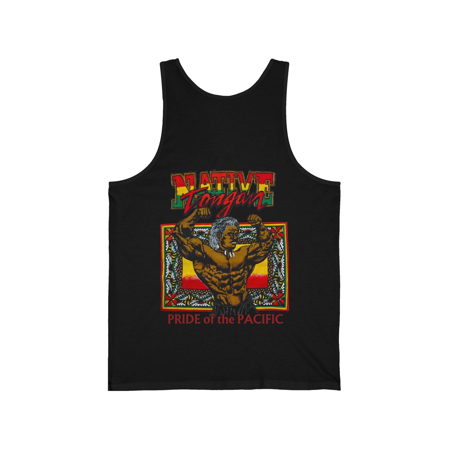 Local Strength Native Tongan Pride of the Pacific Vintage Designs 90s New Print Unisex Jersey Tank
