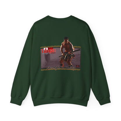 Local Strength Tongan Strength Malohi Stregnth in Unity Unisex Heavy Blend™ Crewneck Sweatshirt