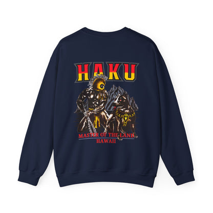 Hawaiian Strength Haku Master of the Land Hawaii Vintage Design 90s New Print Unisex Heavy Blend™ Crewneck Sweatshirt