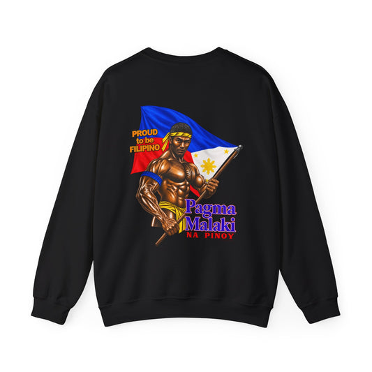 Filipino Strength Proud to be Filipino Pagma Malaki Na Pinoy Unisex Heavy Blend™ Crewneck Sweatshirt