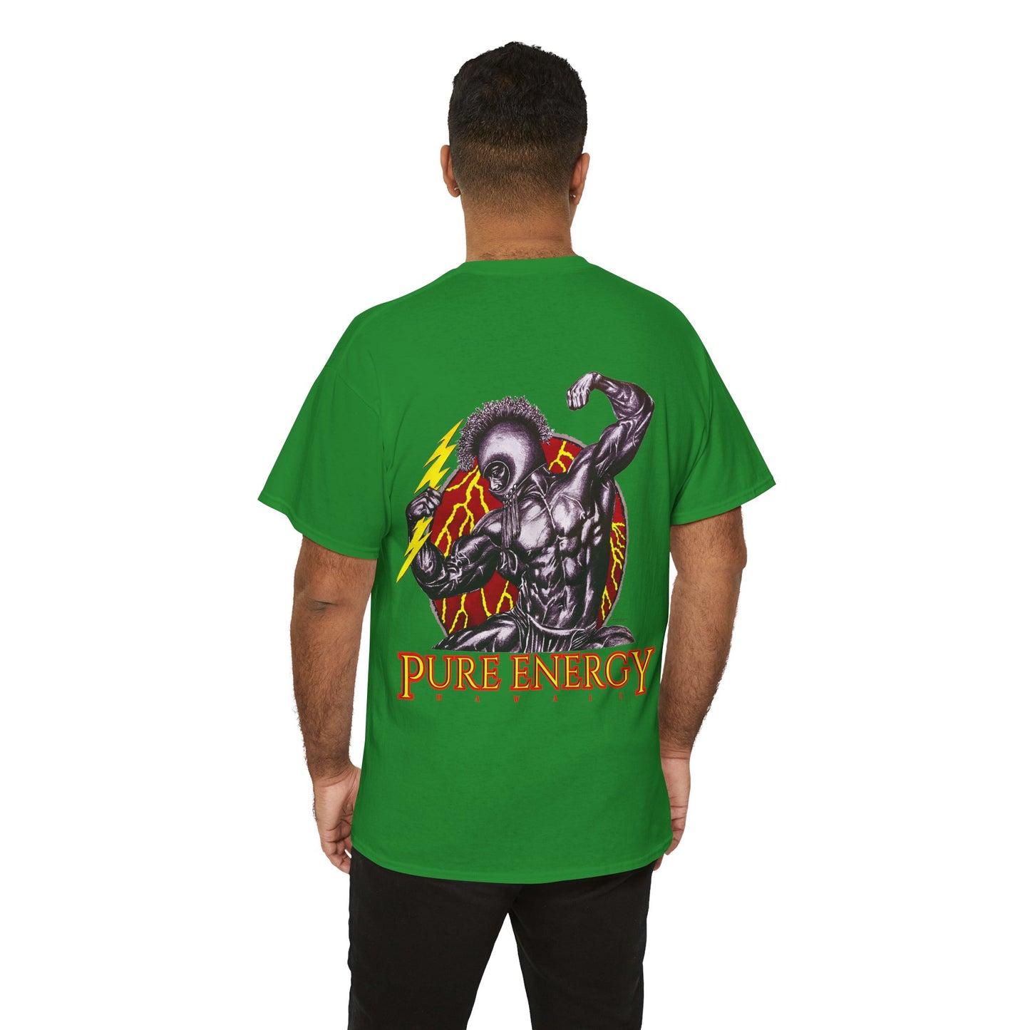 Hawaiian Strength Pure Energy Hawaii Vintage Design 90s New Print Unisex Heavy Cotton Tee