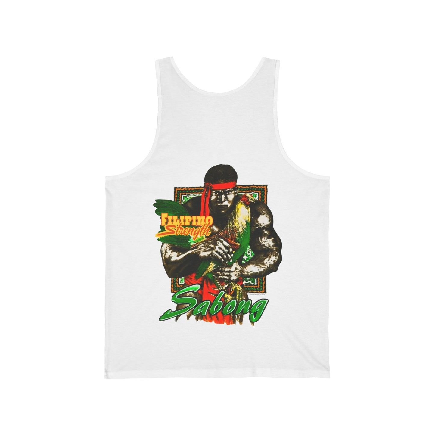 Filipino Strength Sabong Vintage Design 90s New Print Unisex Jersey Tank