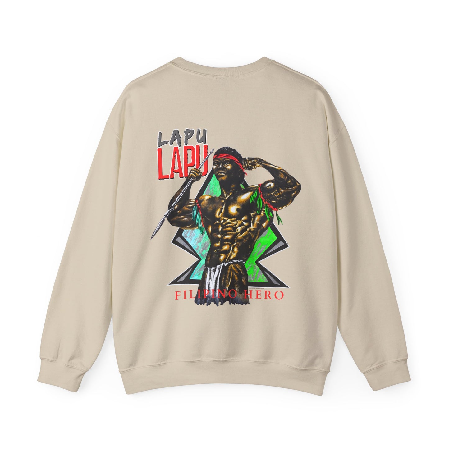 Filipino Strength Lapu Lapu Filipino Hero Vintage Design 90s New Print Unisex Heavy Blend™ Crewneck Sweatshirt