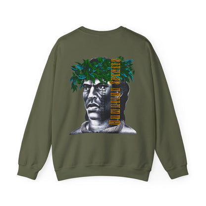 Hawaiian Strength Hawaiian Spirits Vintage Design 90s New Print Unisex Heavy Blend™ Crewneck Sweatshirt