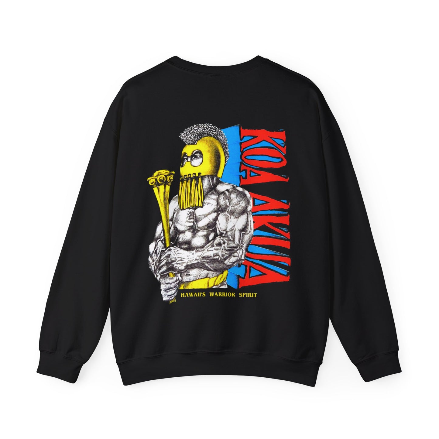 Hawaiian Strength Koa Akua Hawaii's Warrior Spirit Vintage Design 90s New Print Unisex Heavy Blend™ Crewneck Sweatshirt