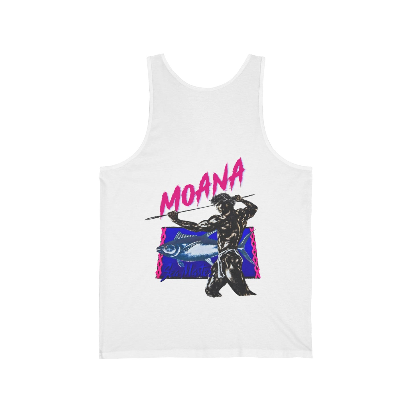 Hawaiian Strength Moana Sea Master Vintage Design 90s New Print Unisex Jersey Tank