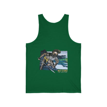 Hawaiian Strength Ku Uaki The Sentinel Unisex Jersey Tank