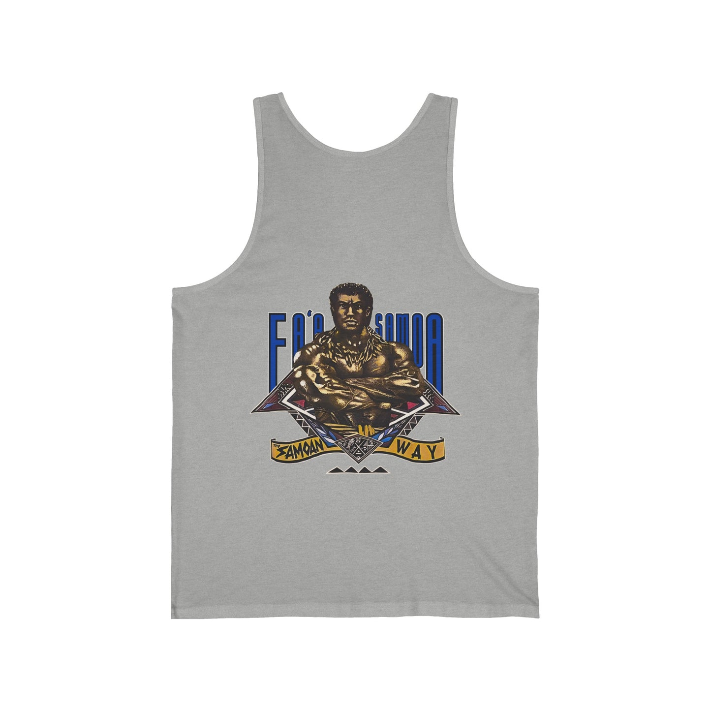 Samoan Strength Fa'a Samoa The Samoan Way Vintage Design 90s New Print Unisex Jersey Tank