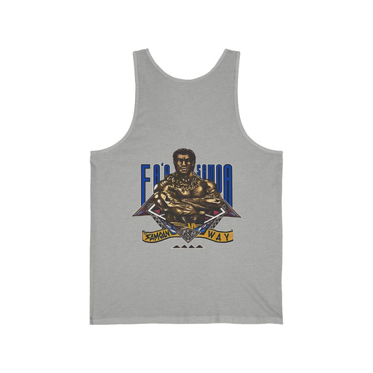 Samoan Strength Fa'a Samoa The Samoan Way Vintage Design 90s New Print Unisex Jersey Tank