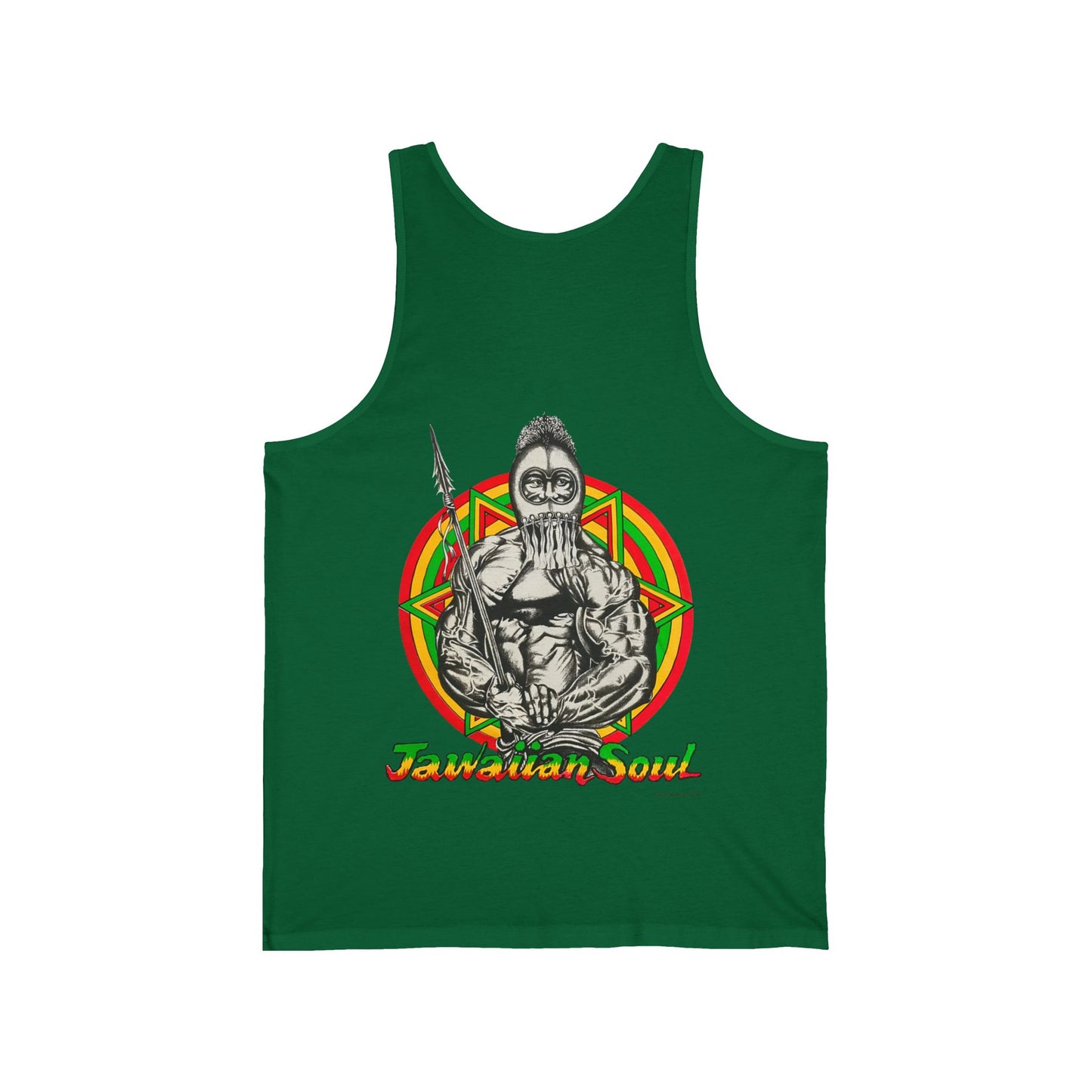 Jawaiian Strength Jawaiian Soul Vintage Design 90s New Print Unisex Jersey Tank