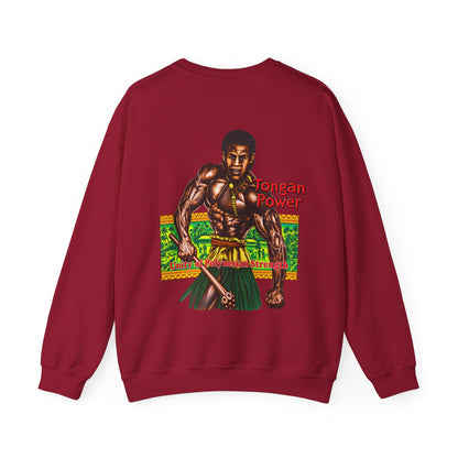 Local Strength Tongan Power Unity of Polynesian Strength Unisex Heavy Blend™ Crewneck Sweatshirt