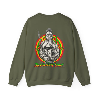 Jawaiian Strength Jawaiian Soul Vintage Design 90s New Print Unisex Heavy Blend™ Crewneck Sweatshirt