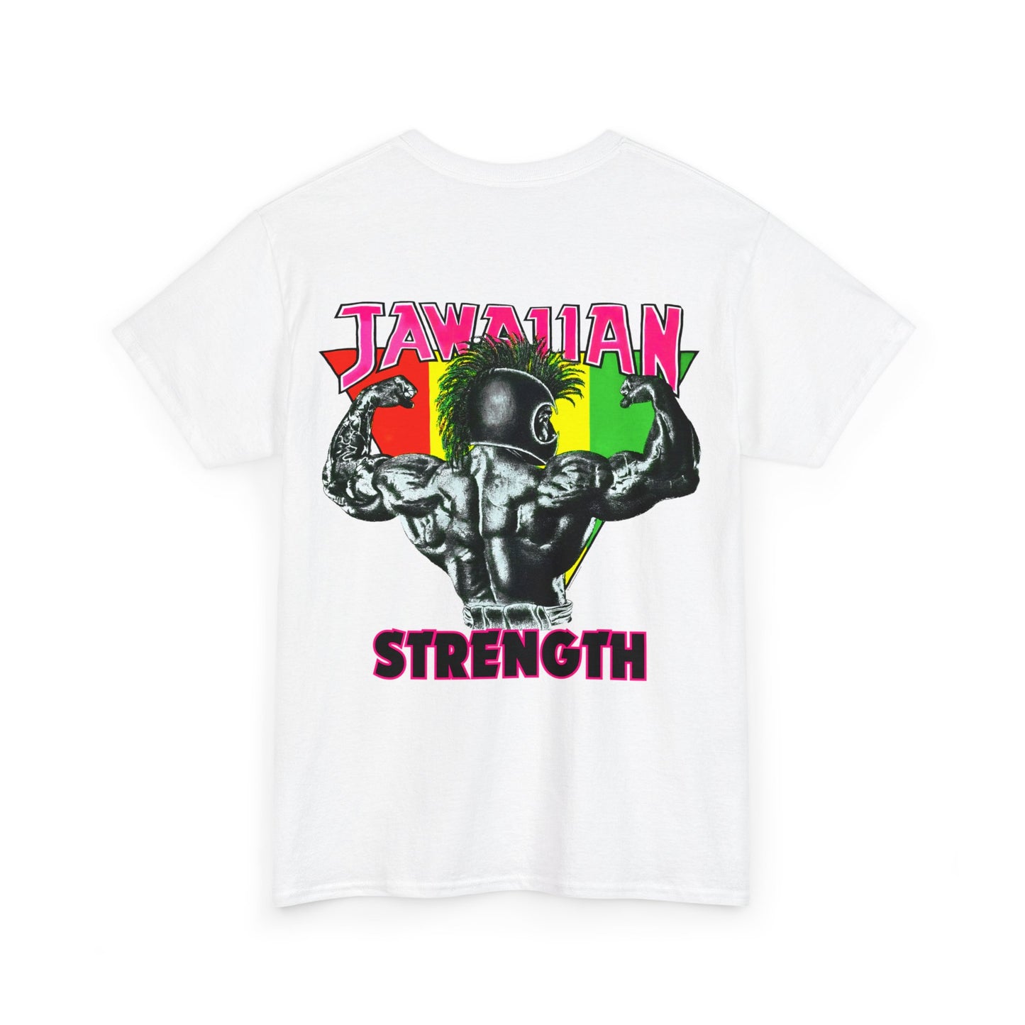 Jawaiian Strength Jawaiian Strenght Vintage Design 90s New Print T-shirt Unisex Heavy Cotton Tee