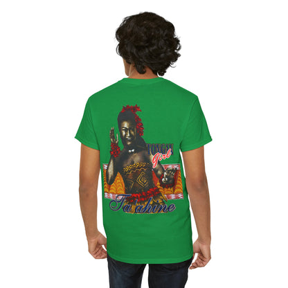 Local Strength Tongan Girl Ta'ahine Vintage Design 90s New Print Unisex Heavy Cotton Tee