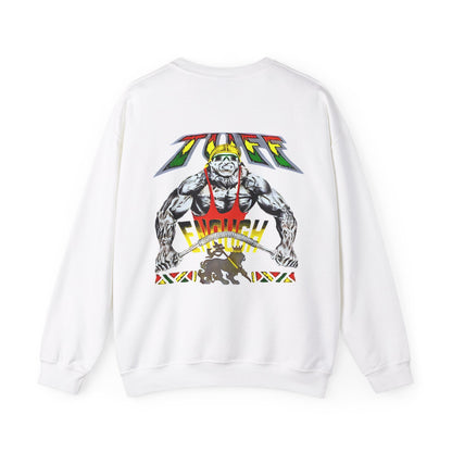 Jawaiian Strength Tuff Enough Vintage Design 90s New Print Unisex Heavy Blend™ Crewneck Sweatshirt