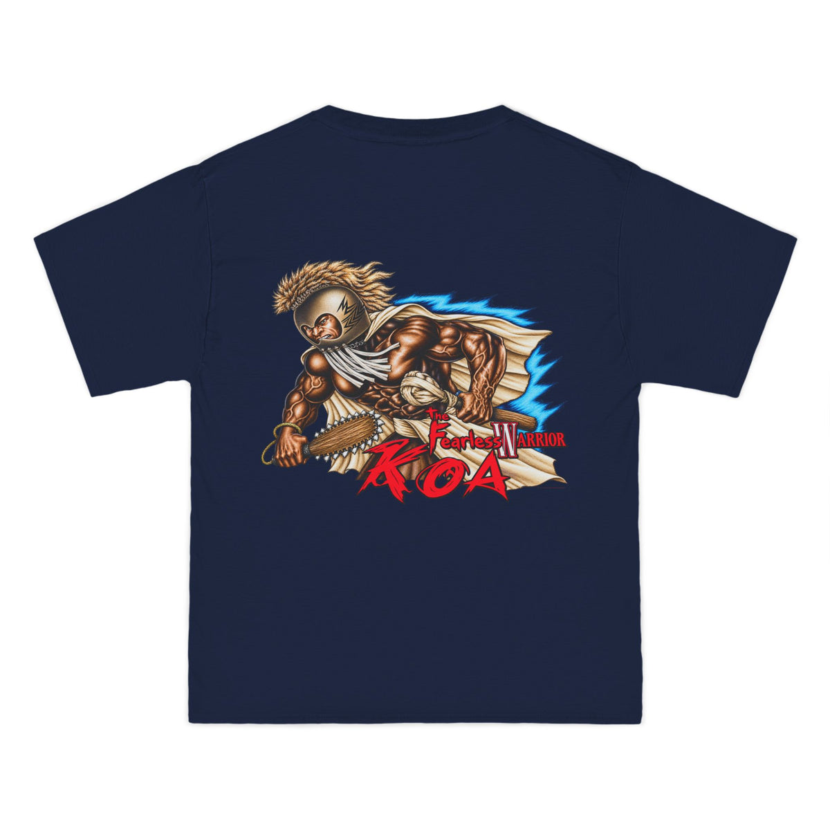 Hawaiian Strength The Fearless Warrior Koa Beefy-T®  Short-Sleeve T-Shirt