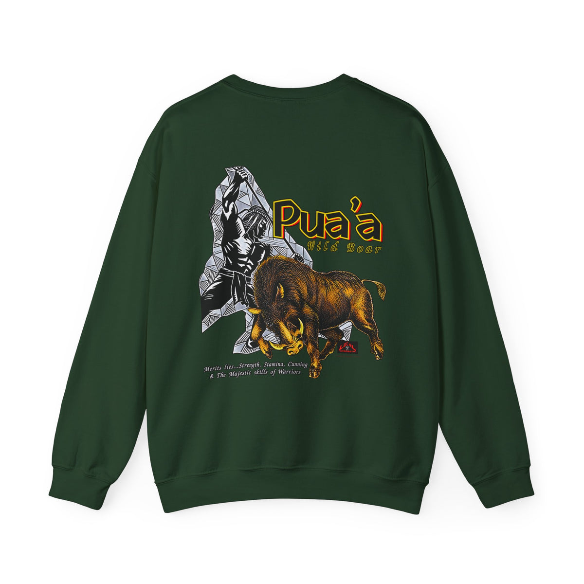 Local Strength Pua'a Wild Boar Unisex Heavy Blend™ Crewneck Sweatshirt