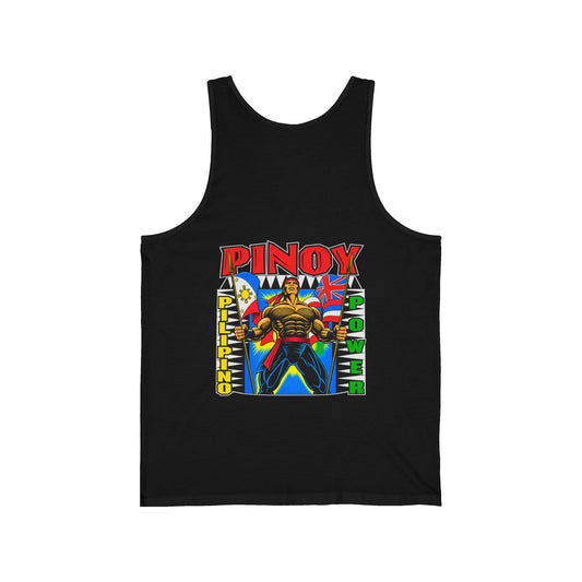 Filipino Strength Pinoy Pilipino Power Unisex Jersey Tank