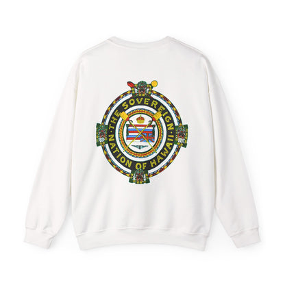 Hawaiian Strength The Sovereign Nation of Hawaii Vintage Design 90s New Print Unisex Heavy Blend™ Crewneck Sweatshirt