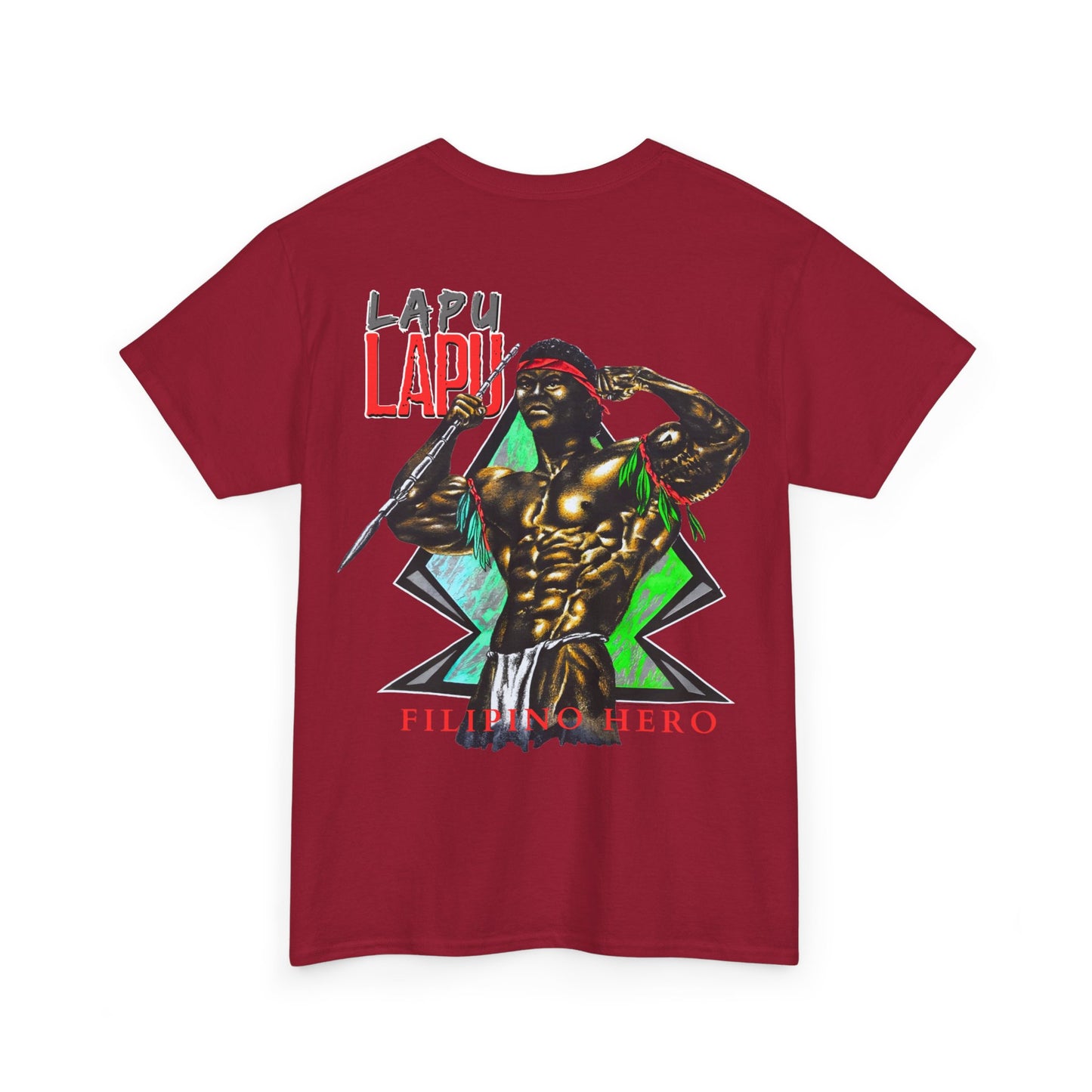 Filipino Strength Lapu Lapu Filipino Hero Vintage Design 90s New Print T-shirt Unisex Heavy Cotton Tee