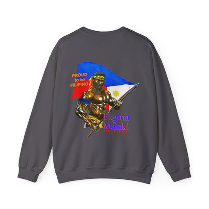 Filipino Strength Proud to be Filipino Pagma Malaki Na Pinoy Vintage Design 90s New Print Unisex Heavy Blend™ Crewneck Sweatshirt