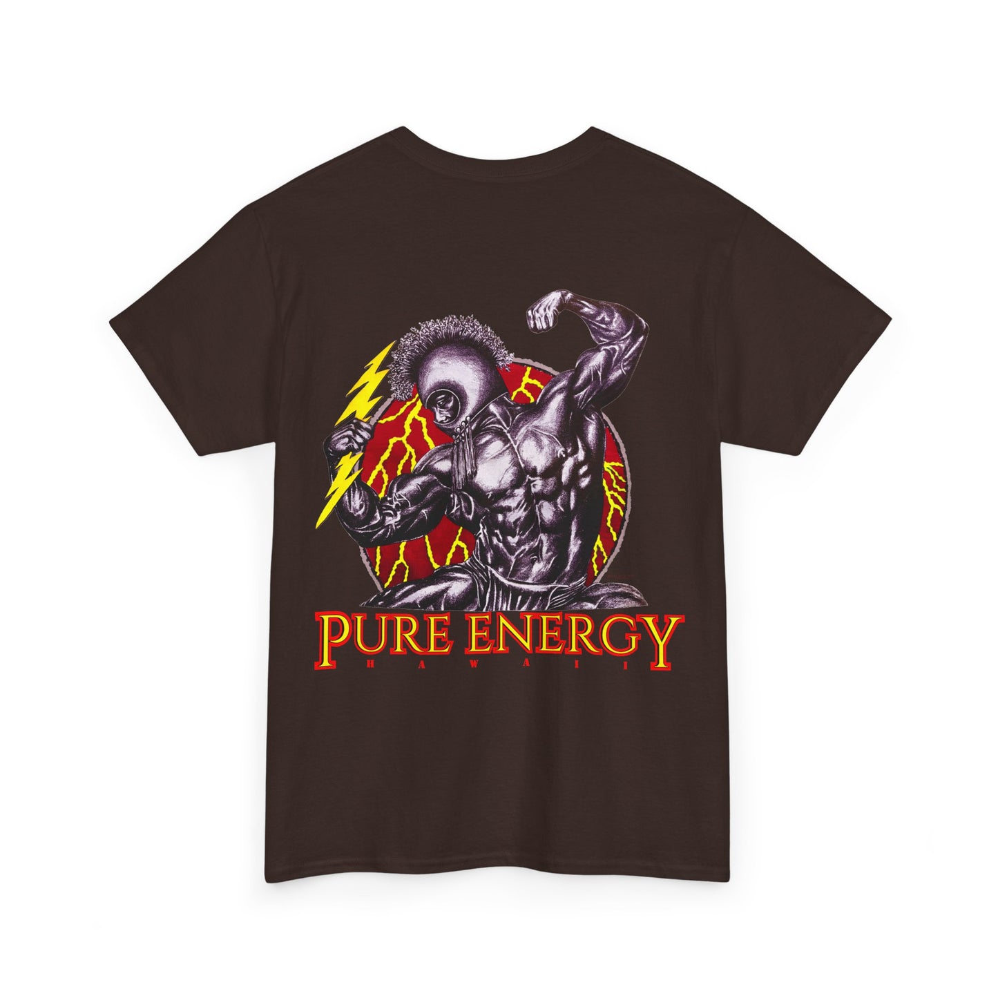 Hawaiian Strength Pure Energy Hawaii Vintage Design 90s New Print Unisex Heavy Cotton Tee