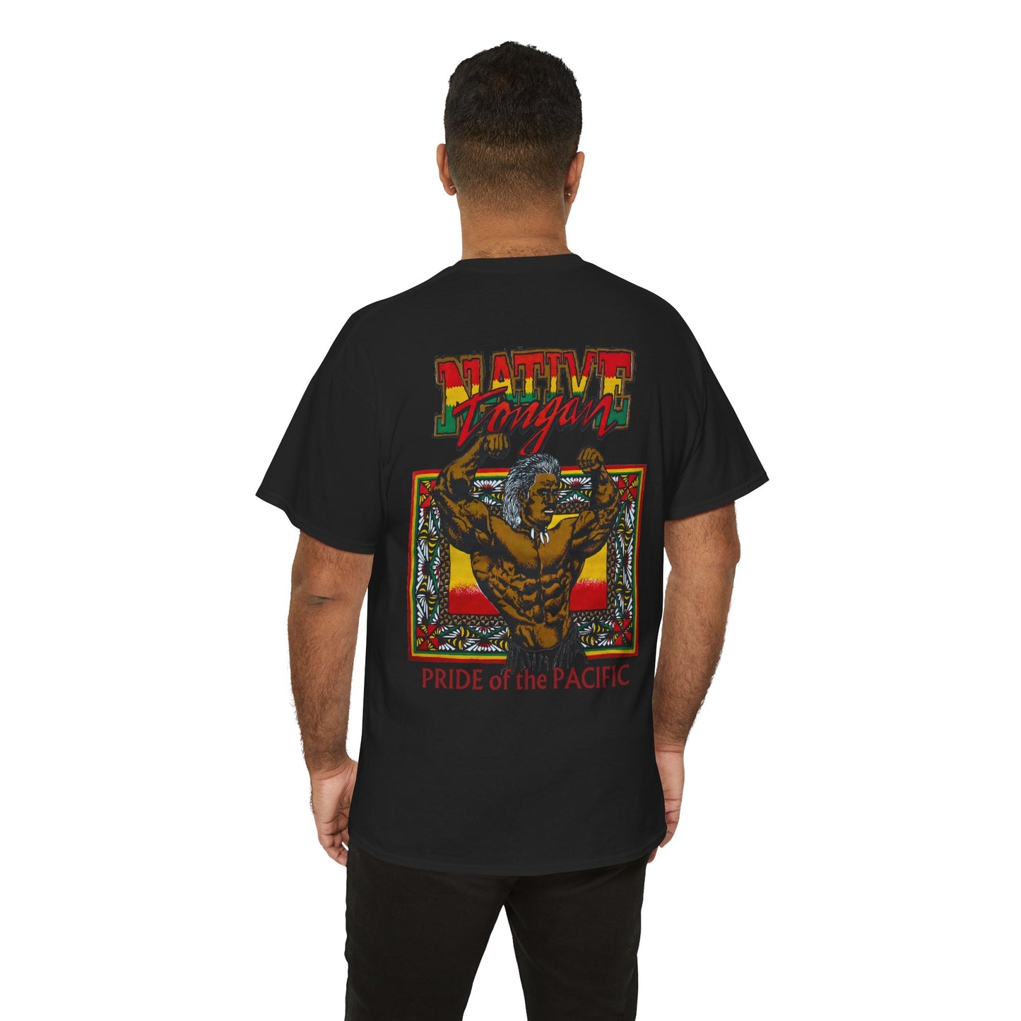 Local Strength Native Tongan Pride of the Pacific Vintage Designs 90s New Print Unisex Heavy Cotton Tee