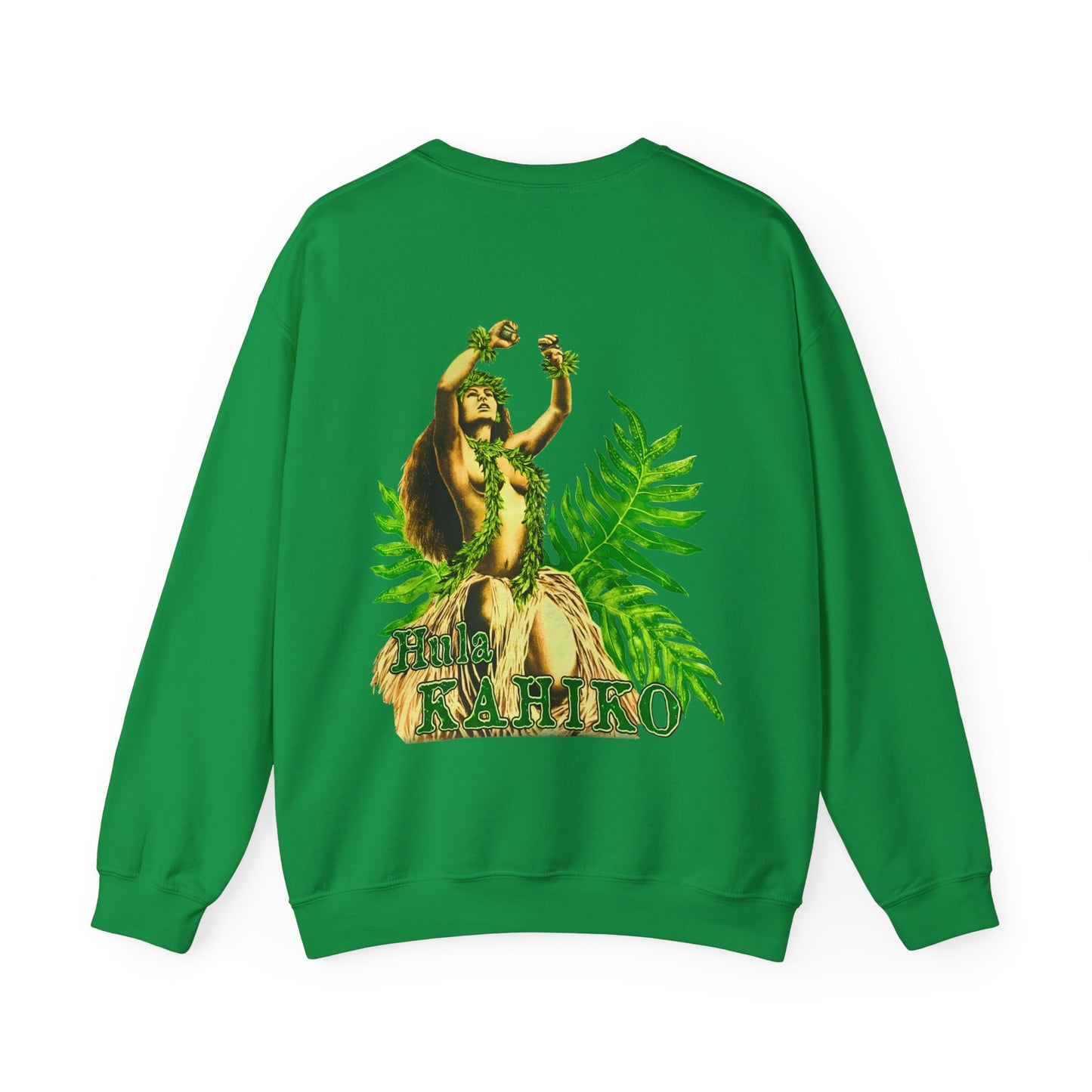 Hawaiian Strength Hula Kahiko Vintage Design 90s New Print Unisex Heavy Blend™ Crewneck Sweatshirt