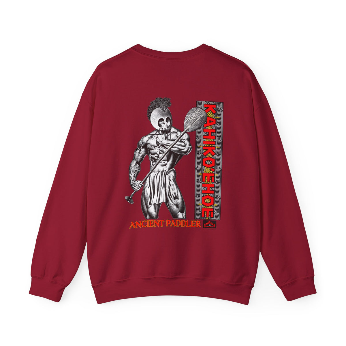 Hawaiian Strength Ancient Paddler Unisex Heavy Blend™ Crewneck Sweatshirt