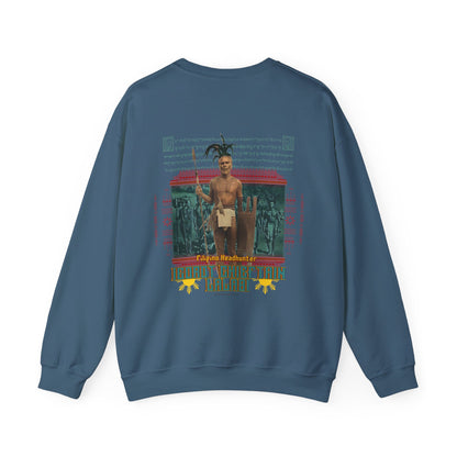 Filipino Strength Filipino Headhunter Igorot Chieftain Lalabi Unisex Heavy Blend™ Crewneck Sweatshirt