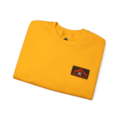 Jawaiian Strength University Reggae In Jah We Trust Vintage Design 90s New Print Unisex Heavy Blend™ Crewneck Sweatshirt
