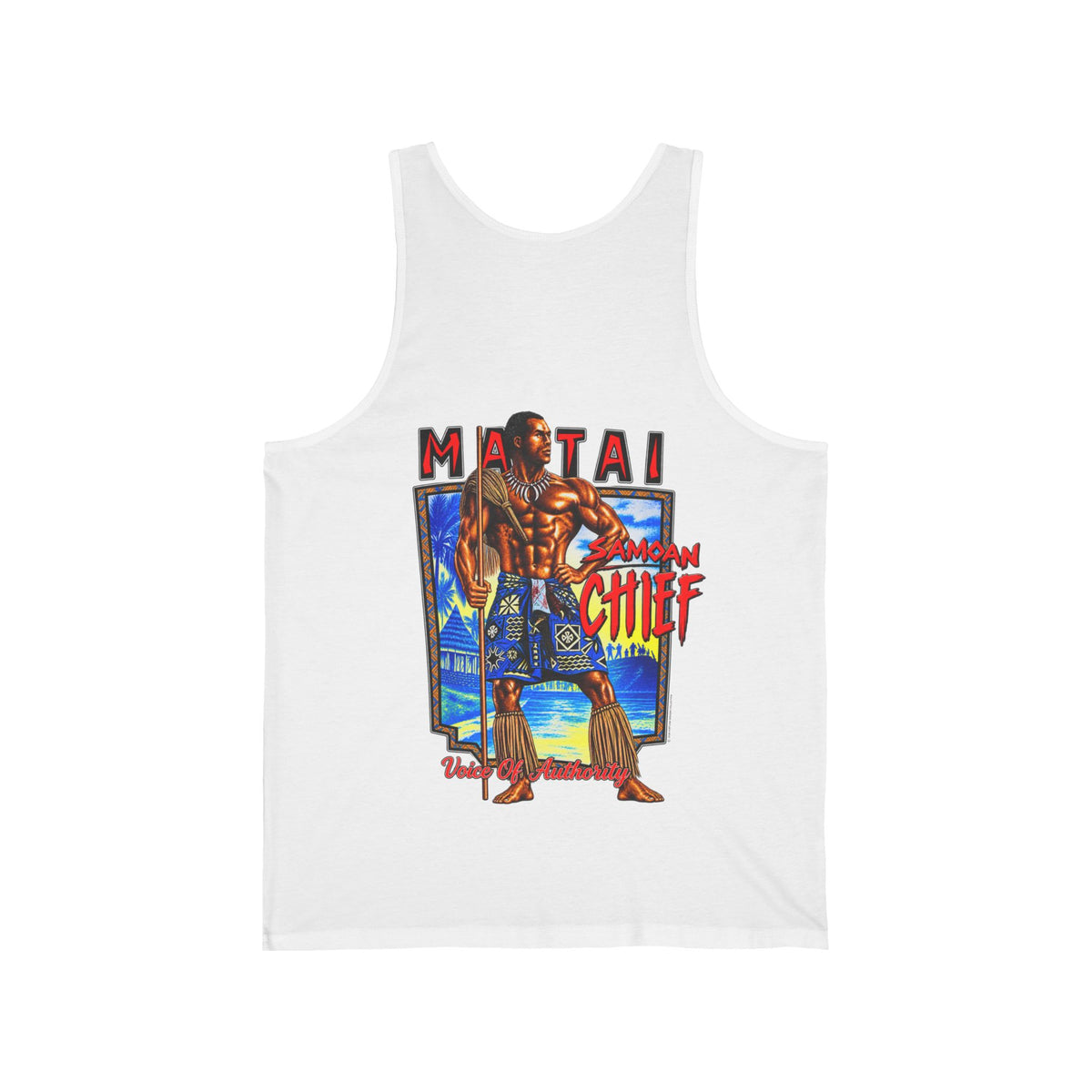 Samoan Strength Samoan Chief Matai Unisex Jersey Tank