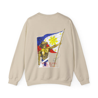 Filipino Strength Diego Silang Freedom Fighter Vintage Design 90s New Print Unisex Heavy Blend™ Crewneck Sweatshirt
