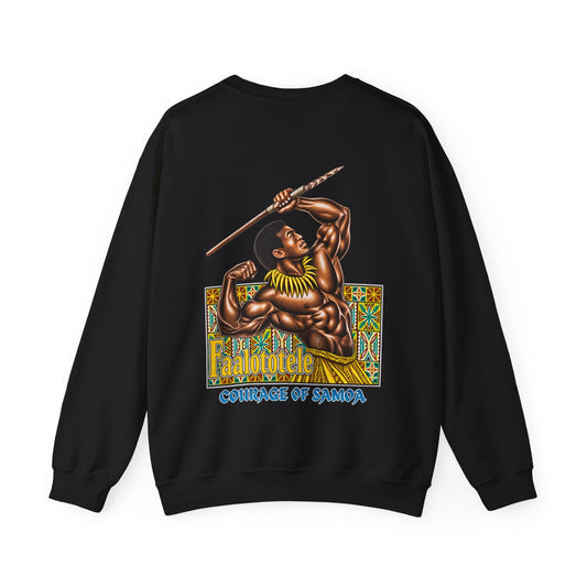 Samoan Strength Faalototele Courage of Samoa Unisex Heavy Blend™ Crewneck Sweatshirt