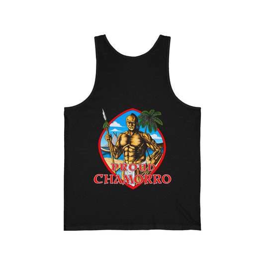 Chamorro Warrior Guam Proud Chamorro Unisex Jersey Tank
