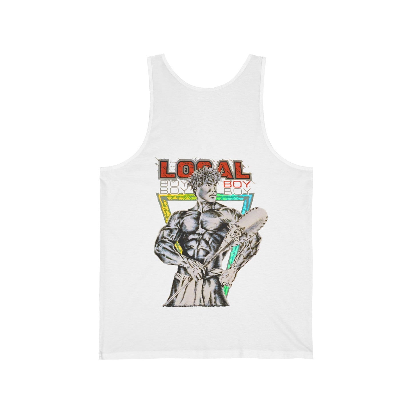 Hawaiian Strength Local Boy Vintage Design 90s New Print Unisex Jersey Tank