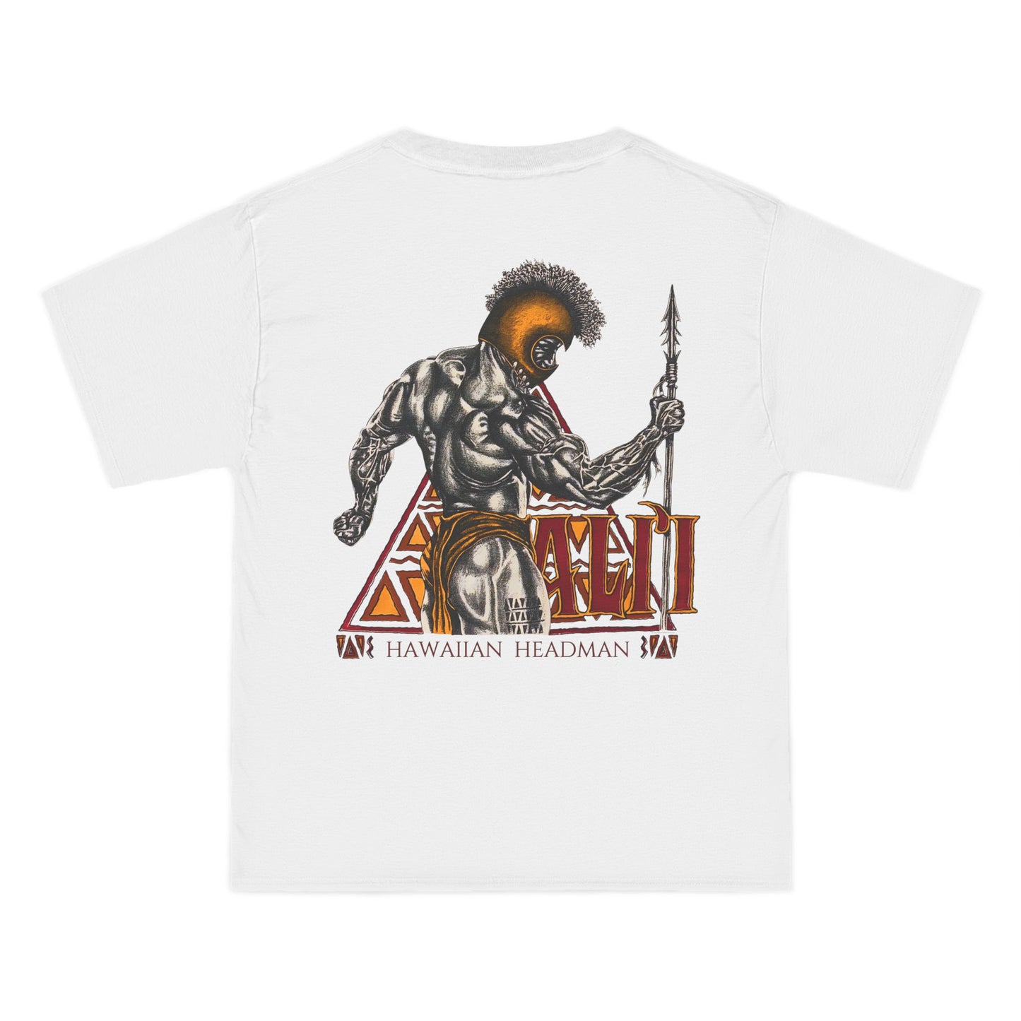 Hawaiian Strength Ali'i Hawaiian Headman Vintage Design 90s New Print Beefy-T®  Short-Sleeve T-Shirt