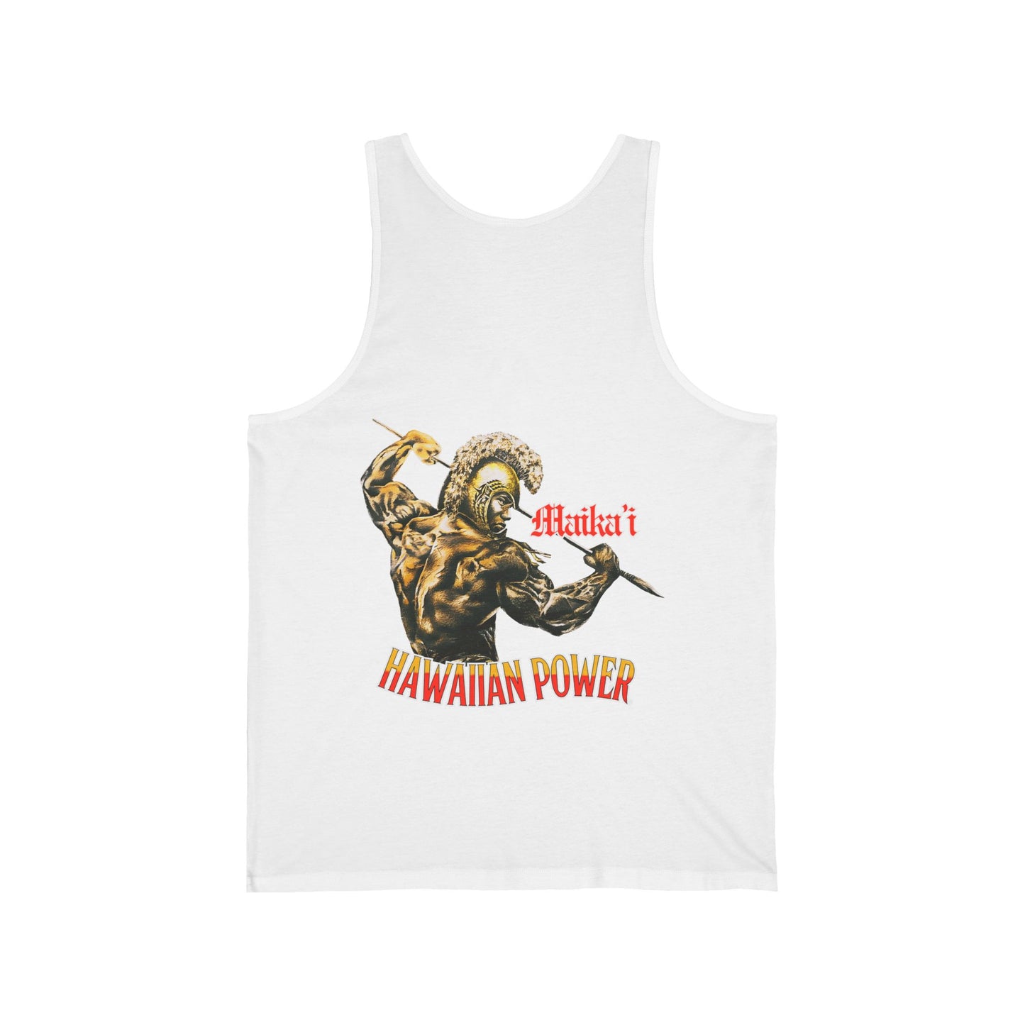 Hawaiian Strength Maika'i Hawaiian Power Vintage Design 90s New Print Unisex Jersey Tank