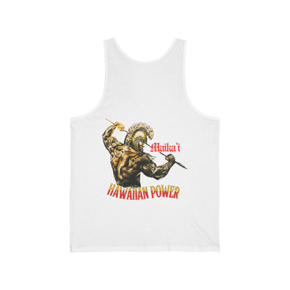 Hawaiian Strength Maika'i Hawaiian Power Vintage Design 90s New Print Unisex Jersey Tank
